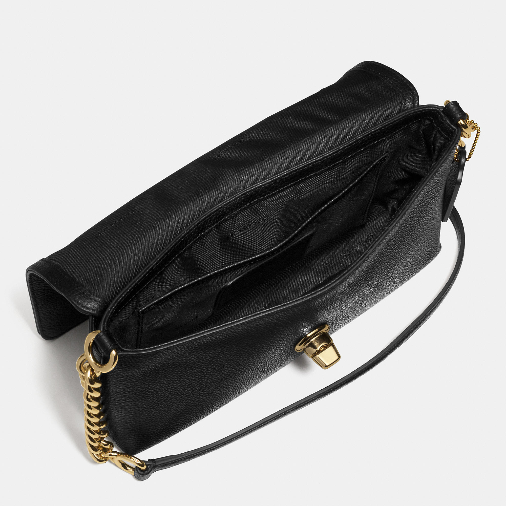 Famous Brand Coach Crosstown Crossbody In Pebble Leather